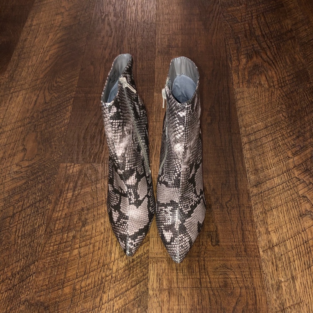 Snake skin Booties